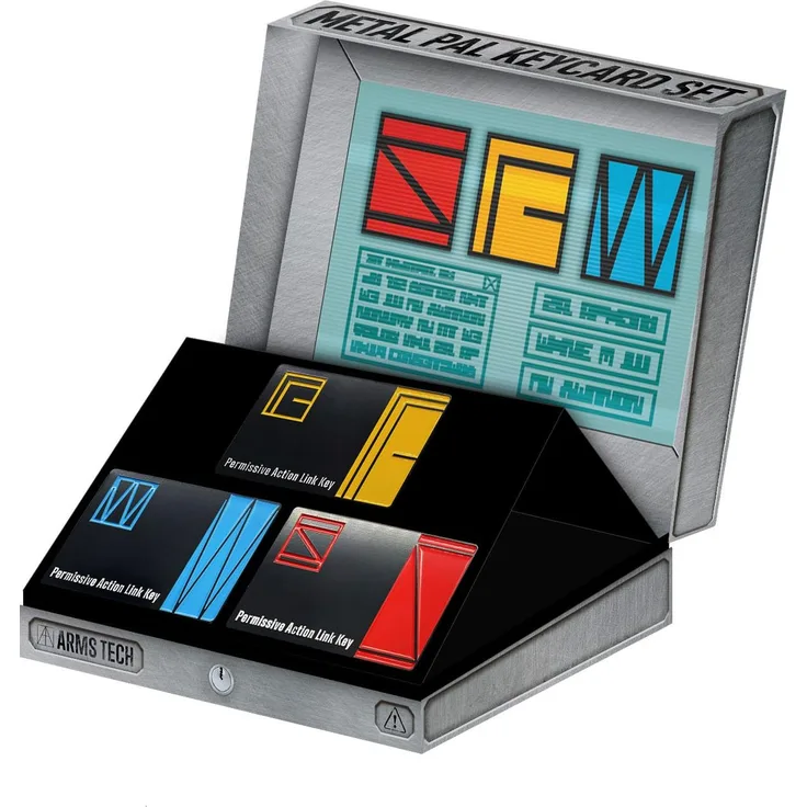 Fanatic Metal Gear Solid Replik Keycard Set Limited Edition, nummeriert auf 5000 Stück, 22 x 16 x 6 cm