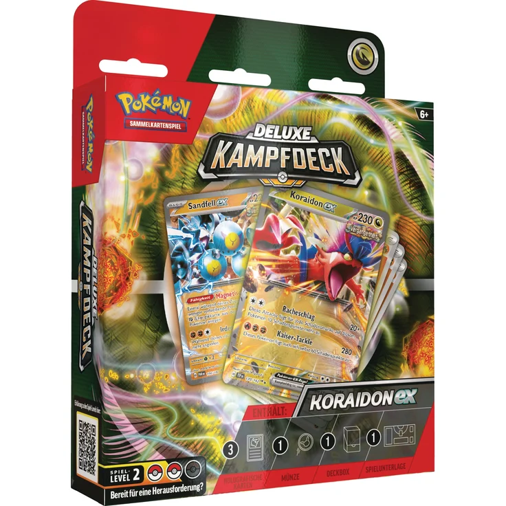 Nintendo Pokémon (Sammelkartenspiel), Deluxe Battle Deck August 2024 DE, holografische Karten, fortgeschrittene Strategien, Power-Karten