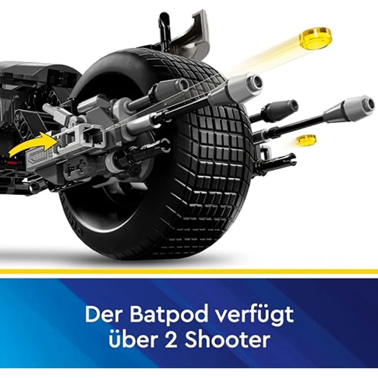 LEGO® Konstruktionsspielsteine Batman™ Baufigur mit dem Batpod (76273), LEGO Super Heroes, (713 St), Made in Europe – Bild 6