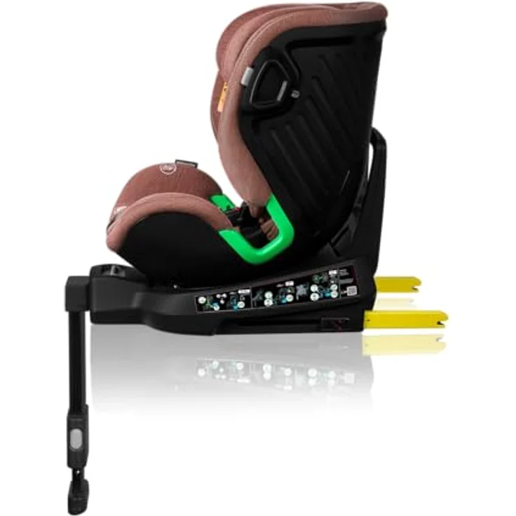 lionelo Autokindersitz HARMONY I-SIZE, ab: ab Geburt, bis: bis 12 Jahren, ab: 0,00 kg, bis: 36,00 kg, (Set), Basis 360'/ISOFIX/i-SIze/Gürtelalarm/viele Annehmlichkeiten, blau – Bild 3
