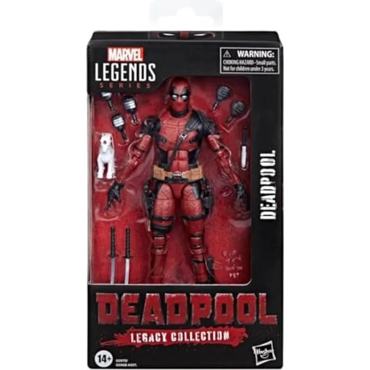 Marvel Legends Series Deadpool 2, 15 cm große Action-Figur mit 10 Accessoires und 20 Bewegungspunkten für Sammler – Bild 5