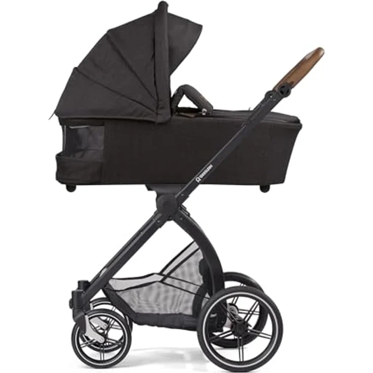 Gesslein FX4 Swing 2in1 Kinderwagen-Set, inkl. Babywanne Panorama Lyx, leichte Bauweise, ergonomische Liegeposition, umsetzbare Sitzeinheit, erweiterbares Sonnendach – Bild 5