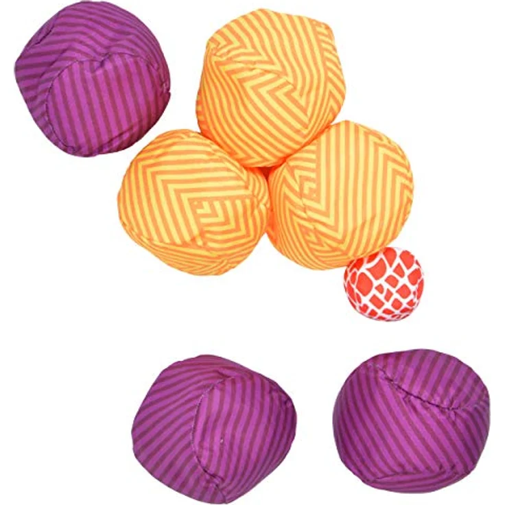 Ocean 5 Extrem Boule - Soft-Boule Set, Street-Boccia, Cross Country Petanque in Tasche, für Indoor und Outdoor-Spiele, 6 Softbälle, 2 Designs – Bild 1