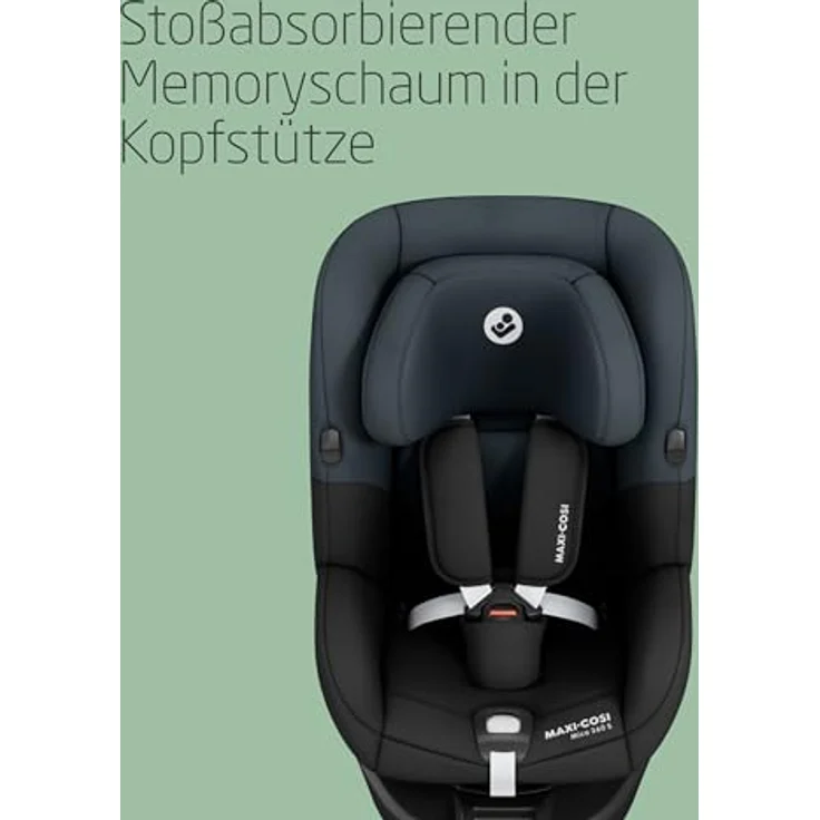 Maxi-Cosi Reboarder-Kindersitz Mica 360 S - Tonal Black, i-Size Sicherheit, 360° Rotation, Liegeposition, 9-stufige Größeneinstellung – Bild 8