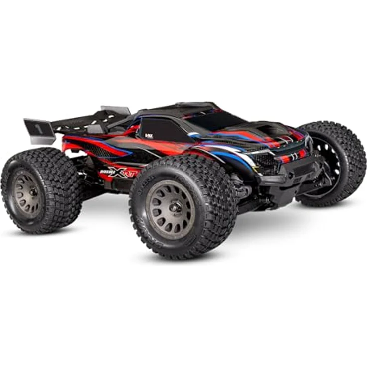TRAXXAS MINI-XRT 3S-Power 4x4 Monster-Truck RTR, rot, Brushless-System, 3500kV Motor, 88 km/h, 4x4 Antriebsstrang, Wasserfester Fahrtenregler – Bild 1