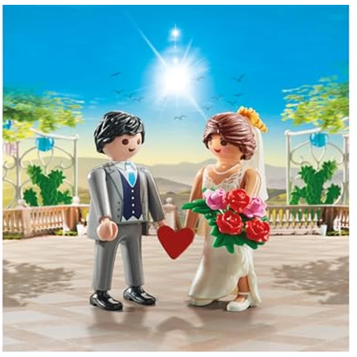 Playmobil® Konstruktions-Spielset Hochzeitspaar (71507), Duo Pack, (11 St), Made in Europe – Bild 4