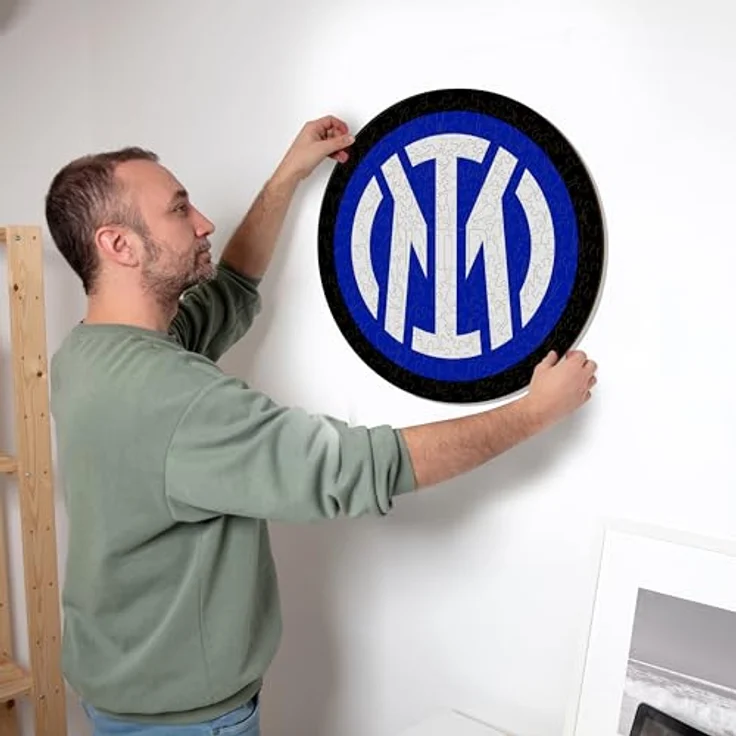 Inter Iconic Puzzles, FC Logo, Holzpuzzle aus nachhaltigem Holz, Größe M, 270 Stück – Bild 2