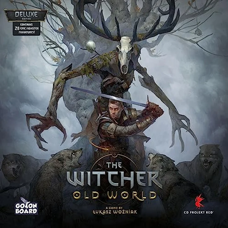 Go On Board The Witcher: Old World - Deluxe Edition - Brettspiel mit 28 Monster Miniaturen, 1-5 Spieler, ab 14 Jahren – Bild 4