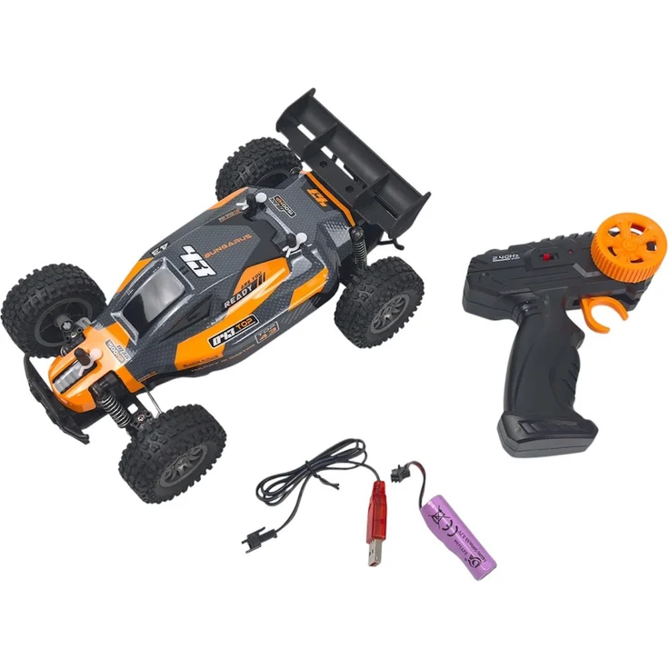DF-Models Rookie Fighter Buggy, RC Buggy Maßstab 1:18, fahrfertig, 500 mAh Akku, ideal für Einsteiger