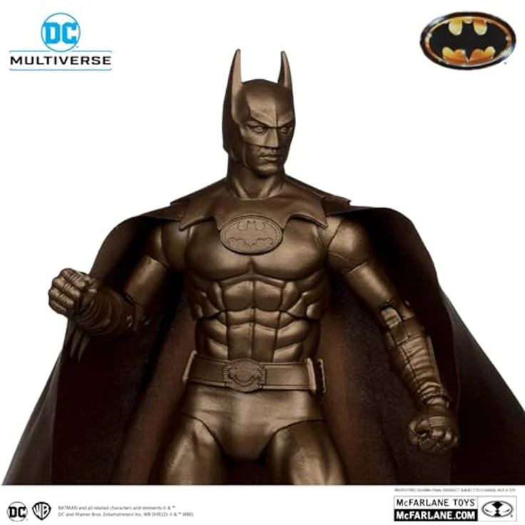 McFarlane Batman (1989) DC Multiverse Actionfigur, Platinum Edition, 18 cm mit Zubehör und Base – Bild 4