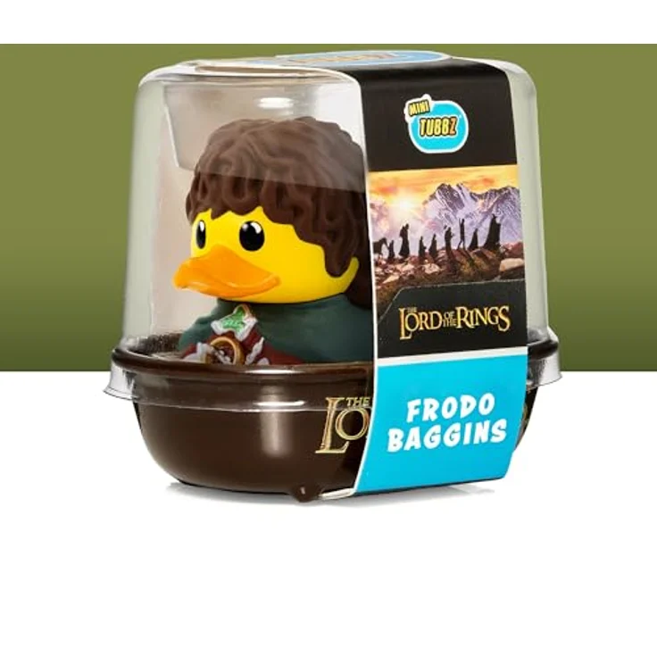 TUBBZ Kleine Frodo Beutlin, Sammelbare Vinyl-Gummientenfigur, 5 cm, offizielles Herr der Ringe Merchandise – Bild 2