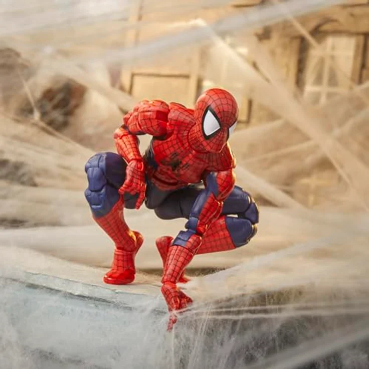 Hasbro Marvel Legends Maximum Series Spider-Man Actionfigur, 15 cm, rot, detailgetreu und aufwendig gestaltet – Bild 11