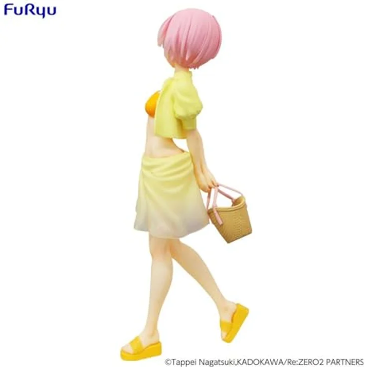 Furyu Re:Zero Starting Life In Another World SSS Figure Ram Summer Vacation, PVC Statue, 21 cm, detailreich – Bild 4