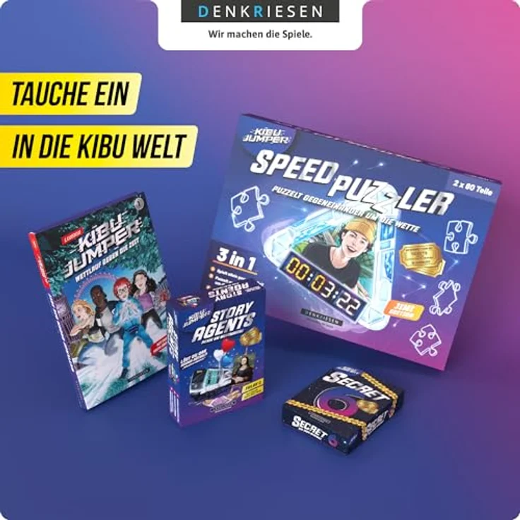 D&R Denkriesen KIBU JUMPER® - Tagg Team - Kartenspiel mit zeitlichem Fokus (nicht für Kinder unter 3 Jahren geeignet) – Bild 7