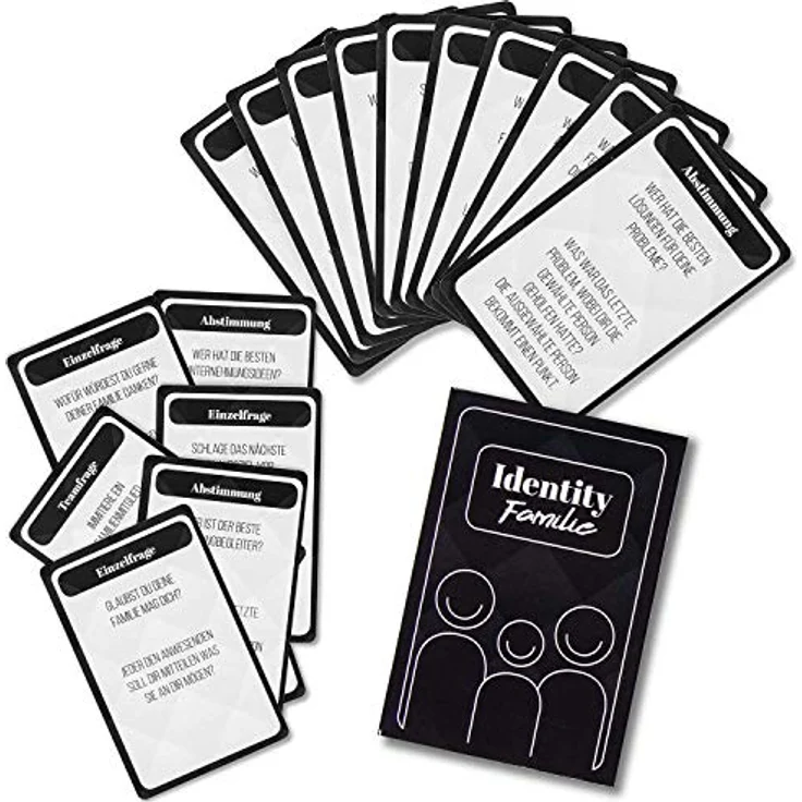 Identity Familien-Edition Kartenspiel - Personality & Quiz-Spiel für die ganze Familie; 3-8 Spieler DEUTSCHE Version – Bild 2