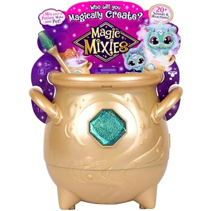 Magic Mixies Creation Cauldron (30526), Zauberkessel mit magischem Nebel und Zauberstab, inkl. Plüschfreund, 20+ Geräusche und Reaktionen – Bild 7
