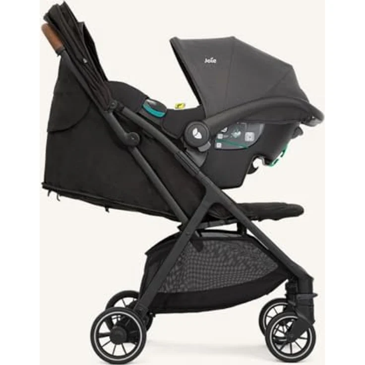 joie Reisebuggy & Sportwagen Pact Pro, bis 22 kg belastbar, nur 6,3 kg leicht, mit Liegeposition, in Shale, inkl. Transporttasche, Adapter & Regenschutz, gratis Mobilitätsgarantie – Bild 5