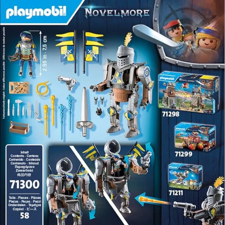 PLAYMOBIL Kampfroboter 71300, Playmobil Novelmore - ausgeklügelte Erfindung für den Guardian-Wettkampf – Bild 5