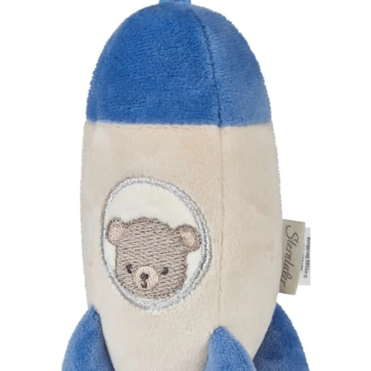 Sterntaler Kuscheltier S WELTRAUM Rakete, 16 cm hoch, kunterbunt mit süßer Stickerei, ab Geburt geeignet, 40°C Maschinenwäsche – Bild 5