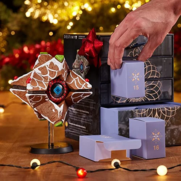 NumskulL Adventskalender Destiny Confectionary Ghost Advent Character Statue - Offizielles Destiny Merchandise - Einzigartige Limitierte Auflage Sammler Vinyl Geschenk – Bild 2