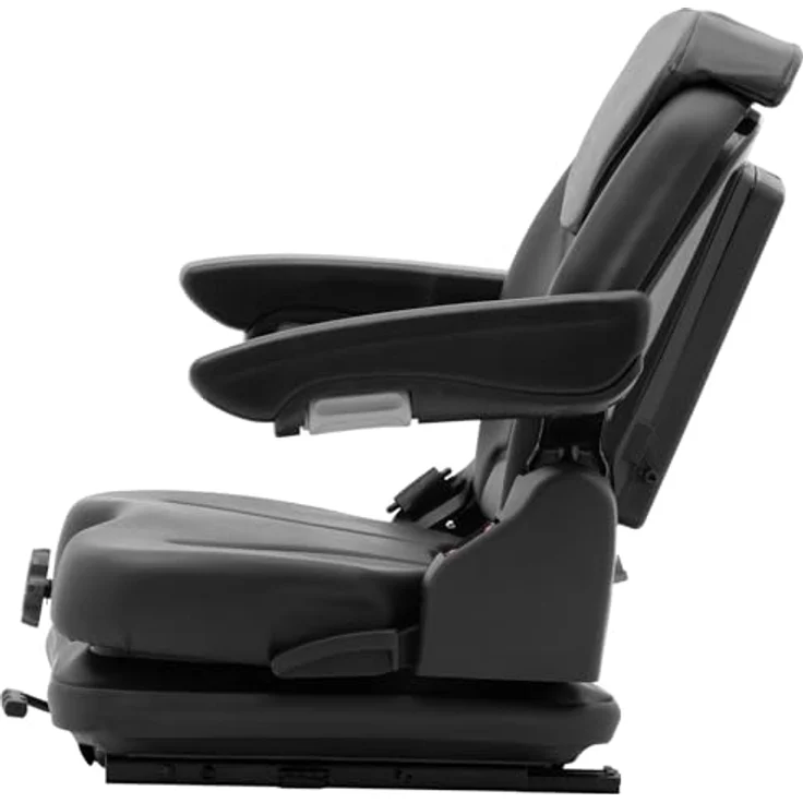 Hillvert Traktorsitz HT-RUNDLE-17, verstellbarer Kindersitz mit Federung, Schwarz, 46 x 46 cm, max. 130 kg Belastbarkeit – Bild 5