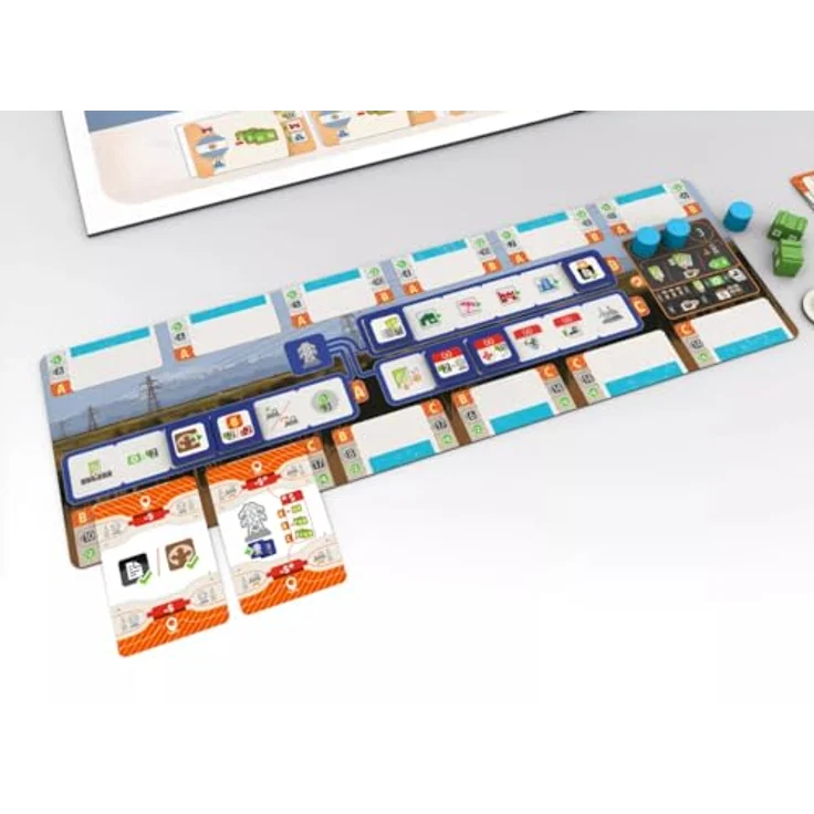 Skellig Games 0048-0026-01 Brettspiel, bunt - Kenner- und Expertenspieler + strategische Herausforderung + Verzahnung zahlreicher Mechanismen + aktuelles Thema + Artwork von Ian O'Toole – Bild 5