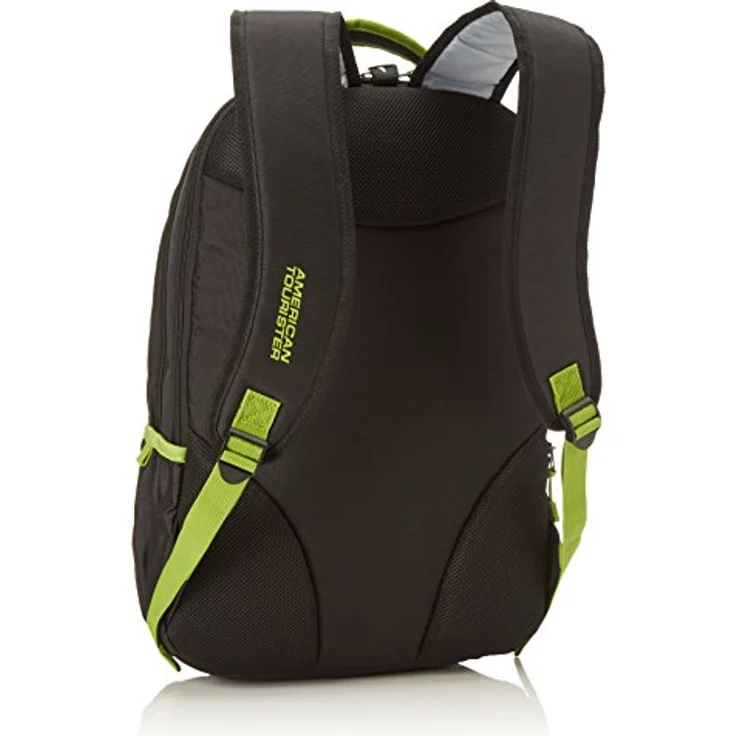 American Tourister Urban Groove - 15,6 Zoll Laptop Rucksack, 47 cm, 27 L, schwarz (black/lime green) – Bild 3