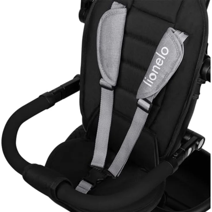 Lionelo Berry Multifunktionales Dreirad und Kinderwagen, PU-Räder, 360° Drehsitz, montierbar ohne Werkzeug – Bild 3