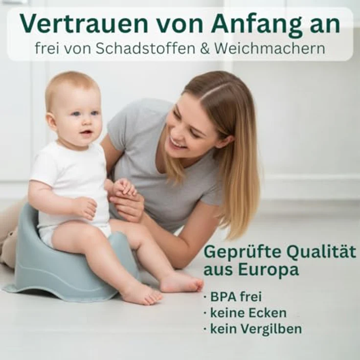 DOCARI Kinder Töpfchen Einhorn pink, ergonomische Toilettentrainer für Kleinkinder, leicht & tragbar, bis 30 kg, ideal für Töpfchentraining ab 1 Jahr – Bild 5