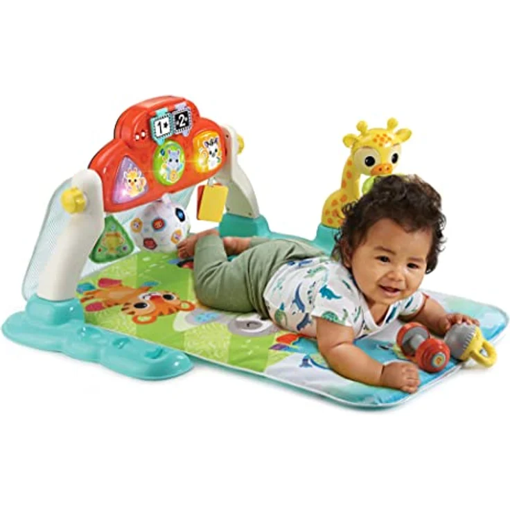 VTech Baby - 4-in-1 Sportspieldecke mit Musik, abnehmbares Spielboard, 2 Spielmodi, für Babys ab der Geburt – Bild 3