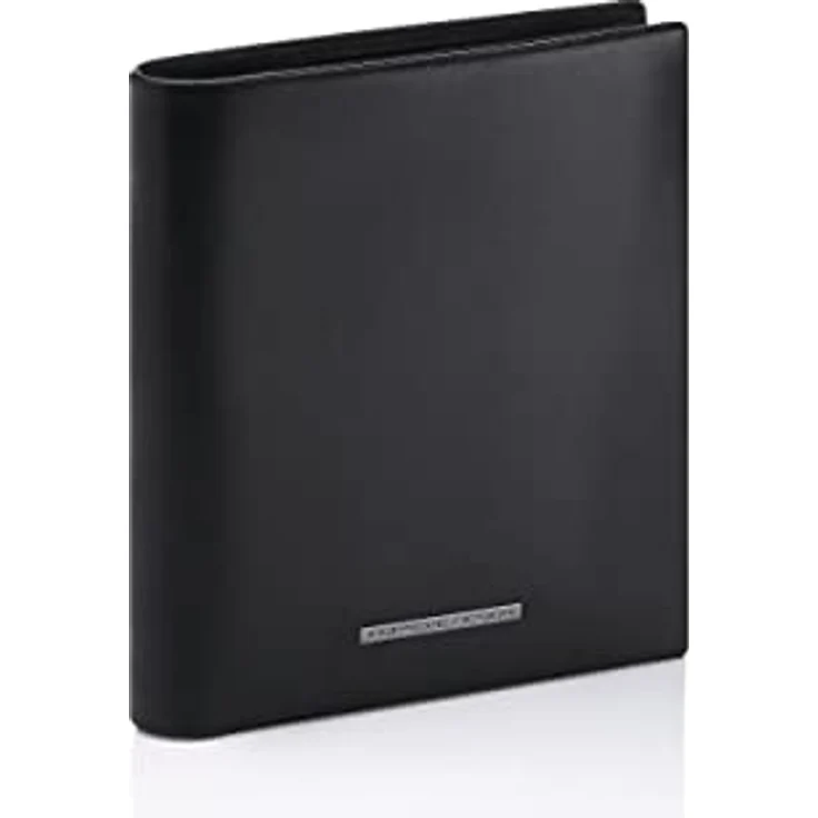 Bric's Porsche Design Horizontale Herren-Brieftasche aus Leder, Classics 6, mit RFID-Schutz, 6 Kartenfächer, Visitenkartenfach, Fach für Geldscheine, Größe: 9 cm x 10,5 cm x 2 cm, Schwarz – Bild 2