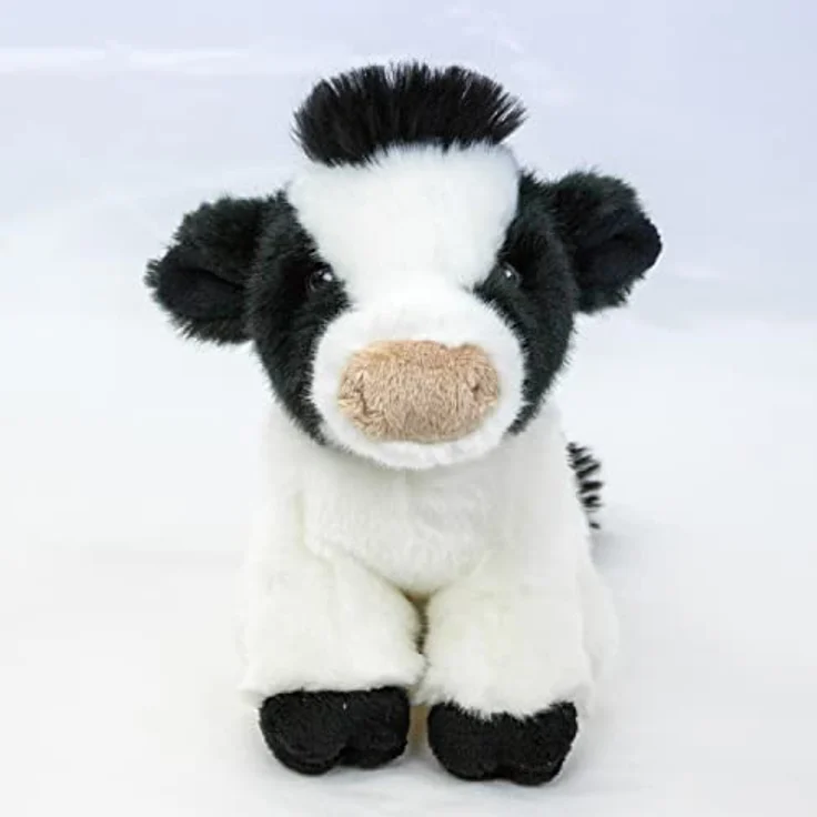 Teddys Rothenburg Kuscheltier Kuh Rind 18 cm sitzend, schwarz/weiß, waschmaschinenfest bis 30°C – Bild 3