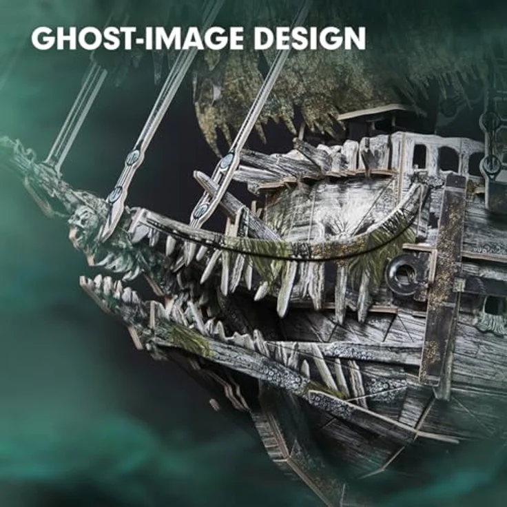 CubicFun 660527 Flying Dutchman LED, 3D Puzzle mit 360 Teilen, leuchtendes Piratenschiff, Modellbausatz ab 10 Jahren – Bild 5