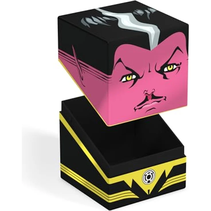 Ultimate Guard Squaroes - Squaroe DC Justice League™ JL016 - Sinestro™, Deck-Box für bis zu 100 Double-Sleeve oder 120 Single-Sleeve Sammelkarten, aus 78% nachwachsenden Rohstoffen, robust und sicher verschließbar – Bild 5