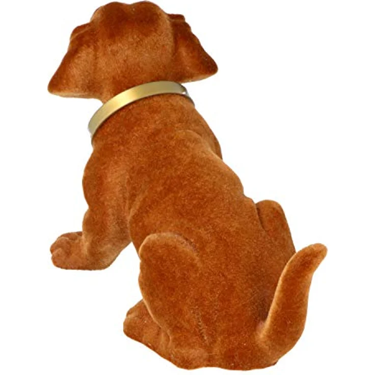 RAKSO Wackeldackel - 19 cm - das ORIGINAL, Dackel mit Wackelkopf, 19 cm, Ideal für´s Armaturenbrett – Bild 5