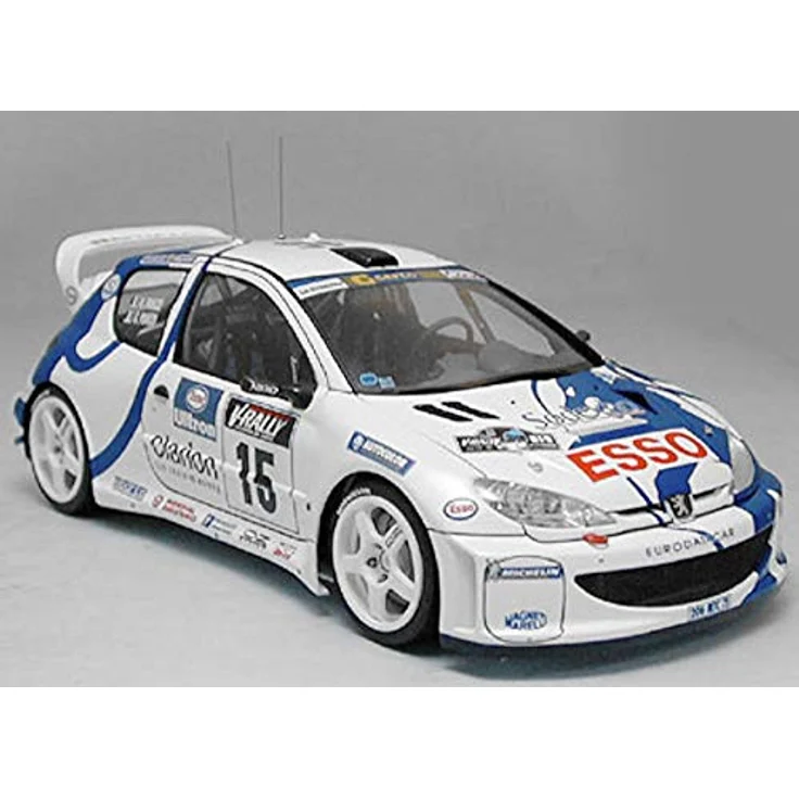 TAMIYA 1/24 PEUGOT 206 WRC, detaillierter Modellbausatz zum Selbstmontieren – Bild 3