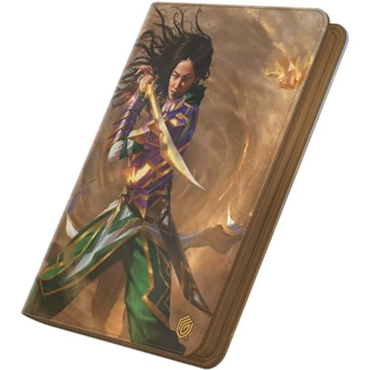 Ultimate Guard Zipfolio 360 Xenoskin Magic: The Gathering "Tarkir: Dragonstorm" - Descendant of Storms, robustes Sammelkartenalbum mit seitlichem Ladesystem und säurefreien Taschenseiten – Bild 3