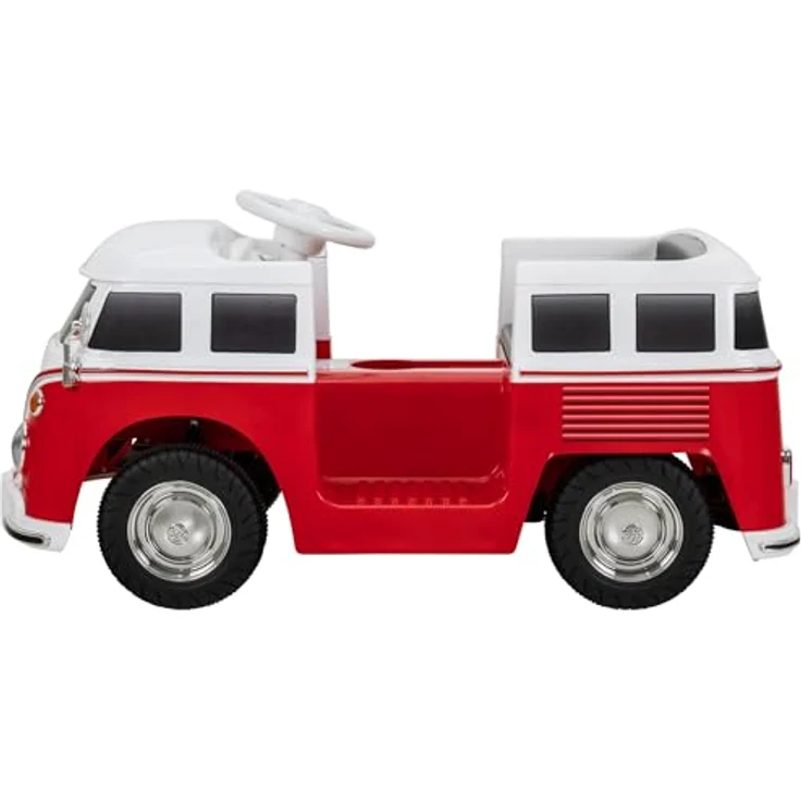 Actionbikes Motors VW Bus T1, Kinder Elektroauto mit Fernbedienung, ergonomischem Sitz und Bluetooth-Funktion, rot – Bild 3