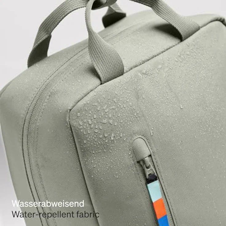 Got Bag DAYPACK 2.0, Wanderrucksack mit 11 l Volumen, ergonomischen Schultergurten und verstecktem Fach, grau – Bild 3