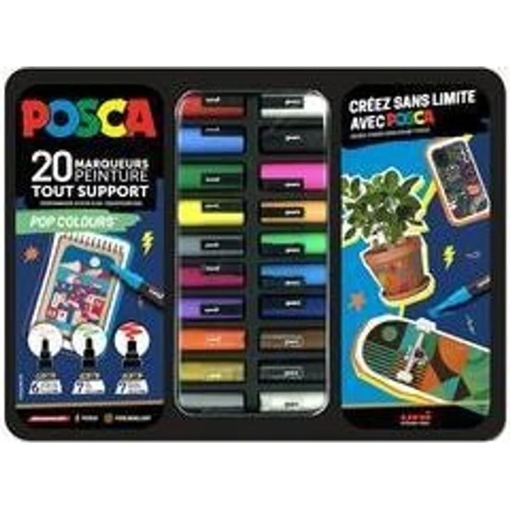 Posca, Marker, Pop Colours (Mehrfarbig, 20) – Bild 1