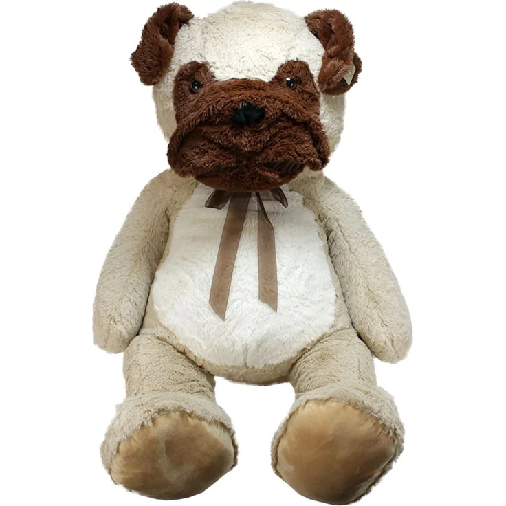 Out of the blue Plüschtier Bulldog Jumbo Hund 140 cm, hochwertiges Kuscheltier für Kinder