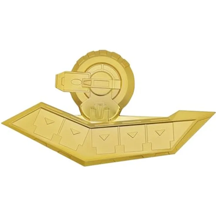 Fanatic Yu-Yu-Gi-Oh! 24K Gold Plated Duel Disk Mini Replica, 18 cm, limitierte Edition mit Ständer (1.996 Stück)