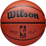 Wilson NBA Authentic Series Indoor-Outdoor Ball WZ2016501XB, Unisex basketballs, Orange, Composite leather