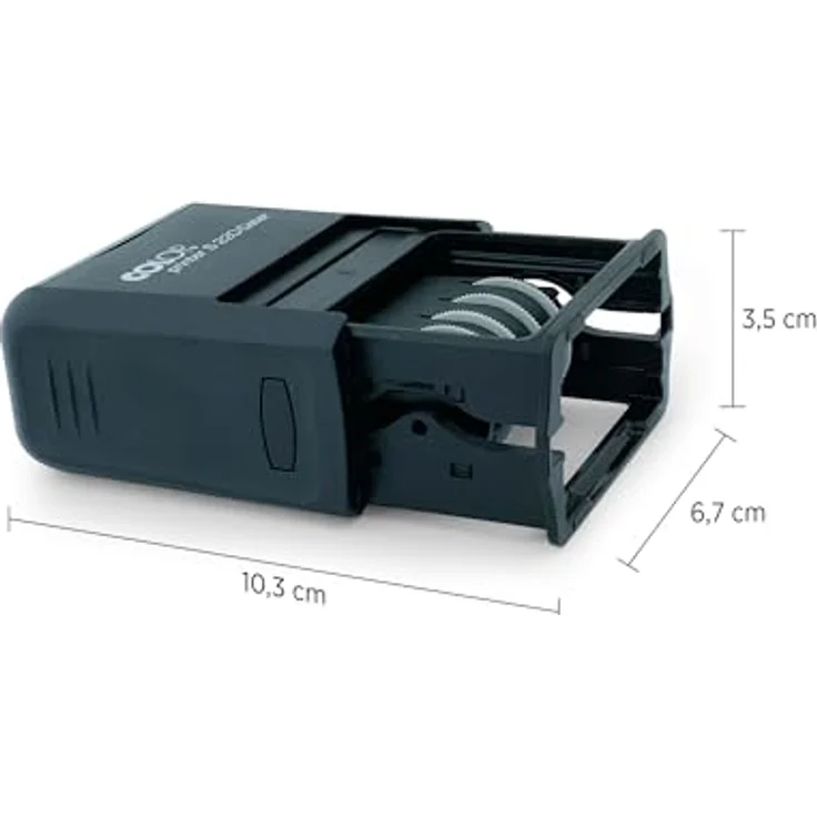 COLOP Datumstempel Printer S 260/L1 N, selbstfärbend mit Text "Eingang", Abdruckmaß 4,5 x 2,4 cm, blau/rot, ohne Logo – Bild 4