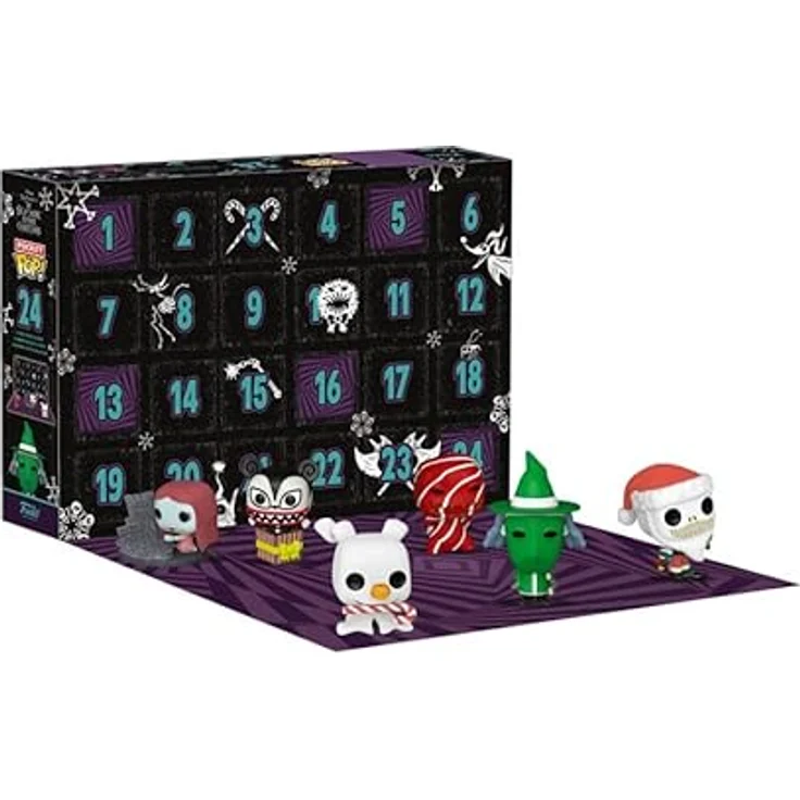Funko Pocket Pop! Countdown Calendar: The Nightmare Before Christmas - Adventskalender mit 13 Sammelfiguren aus Vinyl - Geschenkgutschein für Kinder ab 3 Jahren – Bild 2