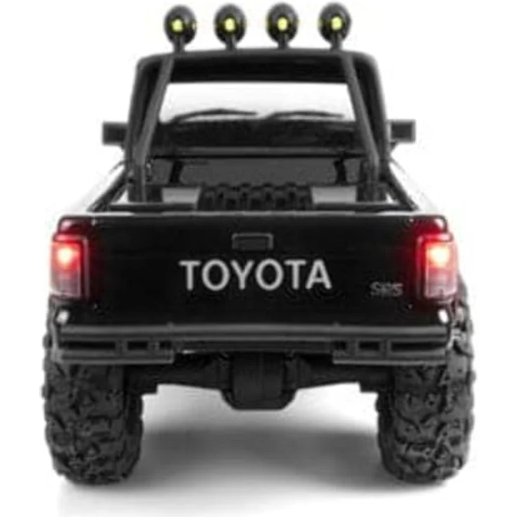 HPI Venture18 1985 Toyota Hilux SR5, 1:18 RTR Off-Road Truck mit 4WD und 2-Gang-Getriebe, schwarz – Bild 5