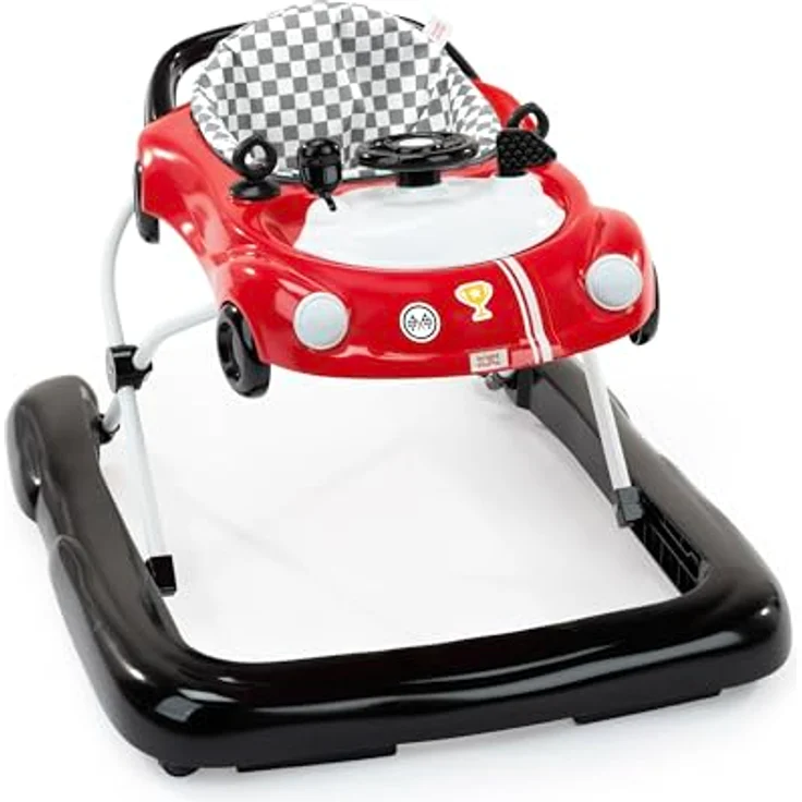 Bright Starts Lauflernhilfe Little Speedster™ 3-in-1 Car Walker – Rot Racer mit multisensorischem Spaß – Bild 2
