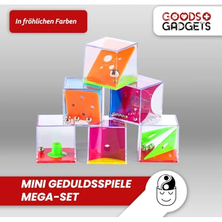 Mini Geduldsspiele Mega-Set mit 24 Kugel-Spielen Geschicklickheitsspiele als Mitgebsel – Bild 3
