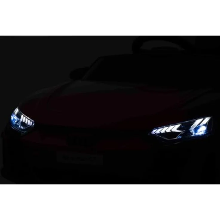 Beneo Motors Audi RS E-tron GT, Elektroauto für Kinder mit 12V Lithium-Batterie, 2,4-GHz-Fernbedienung, USB/AUX/Bluetooth, LED-Leuchten, 2x25W Motor, weiß, Originale Lizenz – Bild 3
