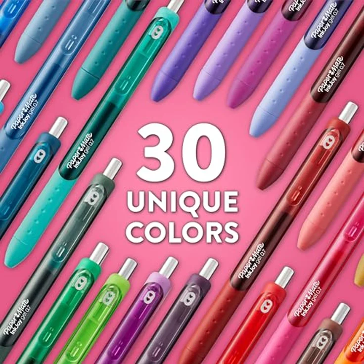 Paper Mate InkJoy Gel Fun M, 14 Multicolor Schreibstifte mit schneller Trocknung und ergonomischem Griff – Bild 4